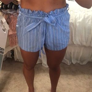 Fashion nova pinstripe shorts